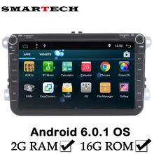 Бесплатная доставка VW 2 ГБ Оперативная память Android 6 dvd-плеер автомобиля для Volkswagen Поло Гольф MK6 5 Jetta Tiguan Passat B6 5 см для Skoda Octavia