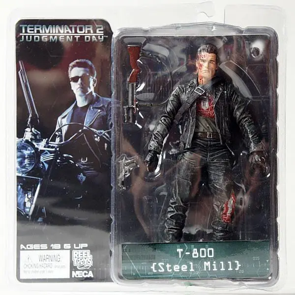NIB NECA Terminator 2 S3 Series 3 T-800 T 800 Steel Mill 7 экшн-фигурка | Игрушки и хобби