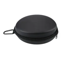 Portable Headphone Bag Hard Case Storage Carrying Hard Bag Box for Earphone Headphone Earbuds Memory Card Big Headphone Storage