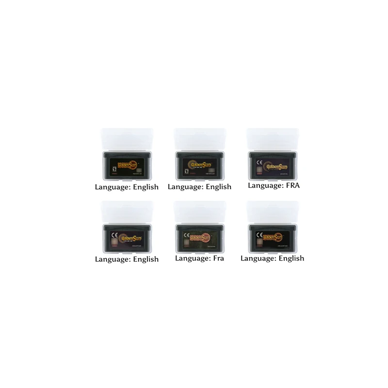 

32 Bit Video Game Cartridge Console Card Golden Sun Series US/EU/FRA Version