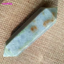 Натуральный Небесно-Голубой кварцевый кристалл палочка(70-80 мм