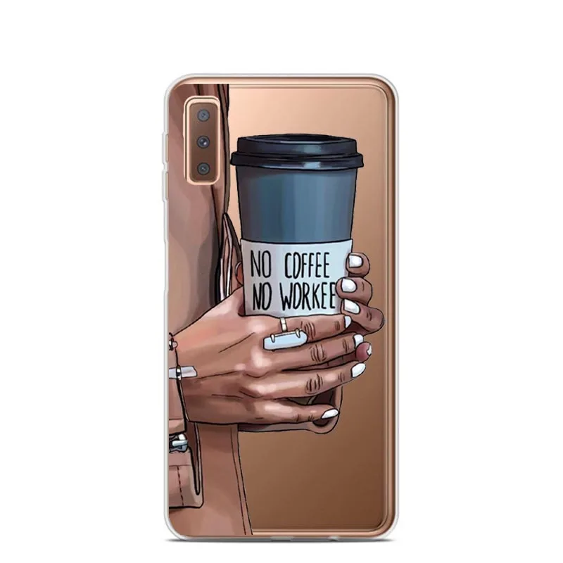 Чехол для Samsung Galaxy A50 силиконовый защитный чехол из ТПУ A51 A71 A30 A10 A6 A8 A7 2018 A750 мягкий