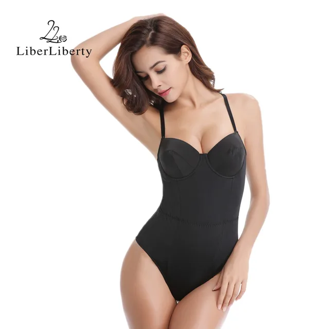 black shapewear bodysuit