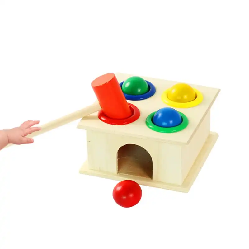 Новые деревянные игрушки молоток деревянная игрушка Обучающие Игрушки для
