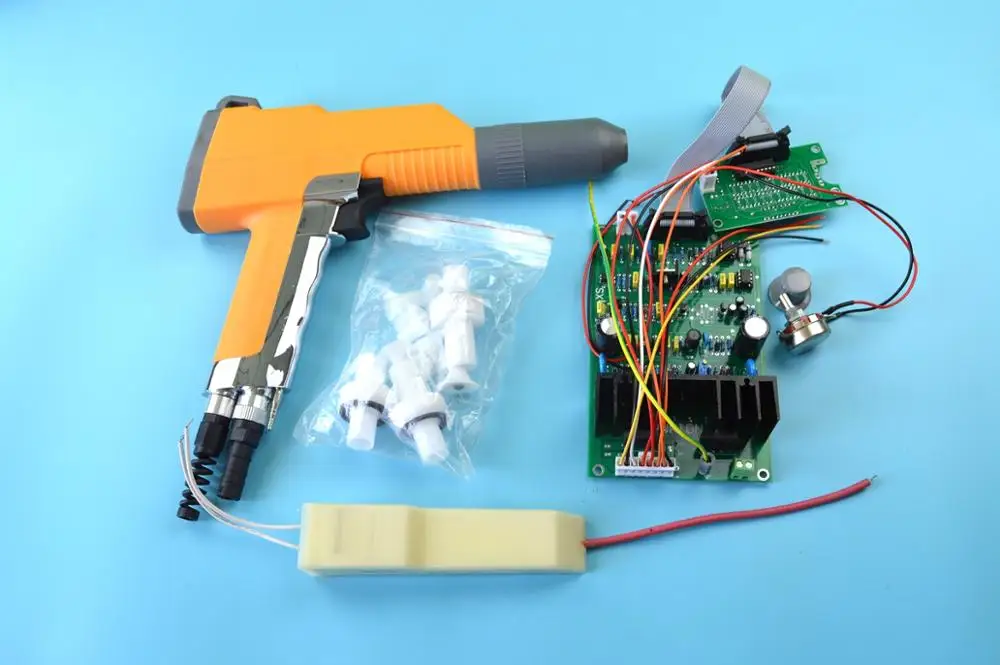 

Universal electrostatic powder coating spray gun shell + cascade+nozzle+PCB Factory Promotion