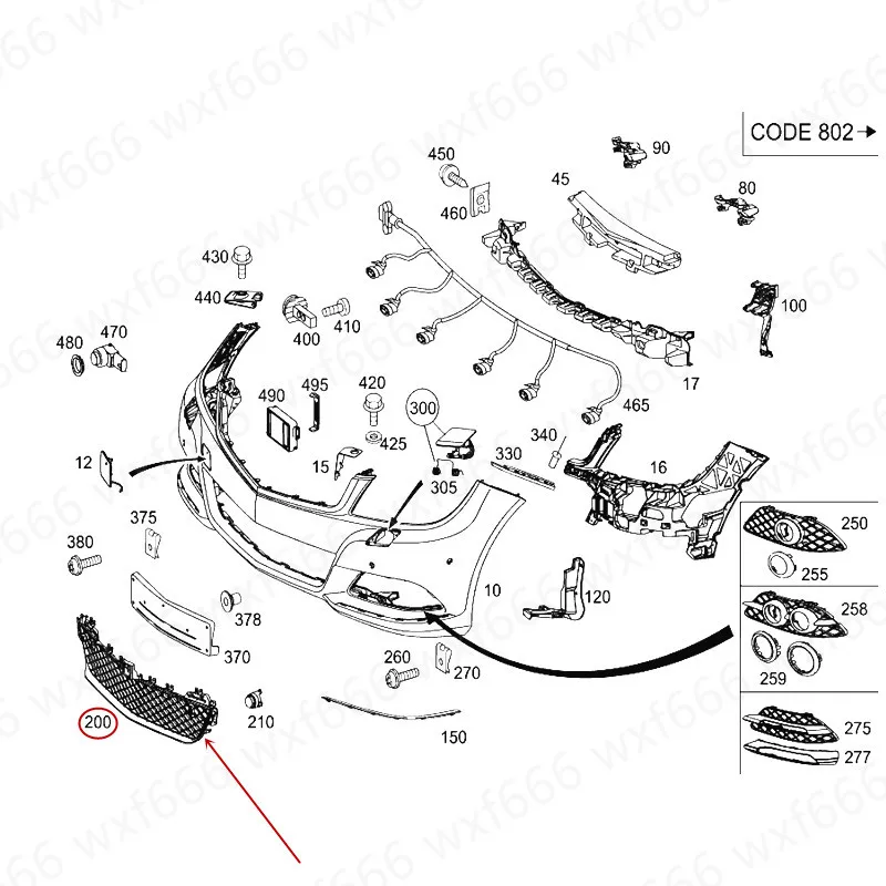 Вентиляционная сетка переднего бампера класса C W204 C180 C200mer ced es-be nz2011-2013 Решетка переднего бампера воздухозаборник передний бампер ветрозащитная сетка