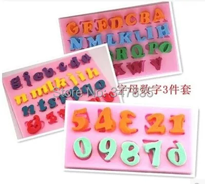 letter number silicone cake chocolate