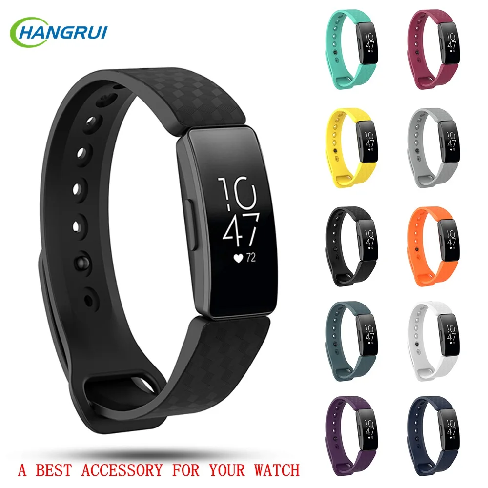 

Watchband Strap Bracelet For Fitbit Inspire/Inspire HR Strap Silicone Soft Wristband For Fitbit Inspire HD Soft Screen Protector