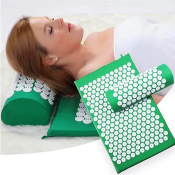 

Yoga Mat Massager Pillow Foot Massage Cushion Acupressure Mat Relieve Stress Pain Acupuncture Spike Yoga Mat pin pad Meditation