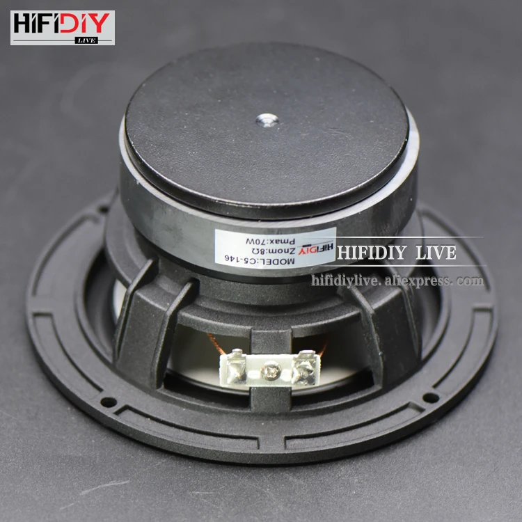 HIFIDIY LIVE C5 146 литой алюминиевый динамик Hi Fi с металлической раковиной 5 7 дюйма