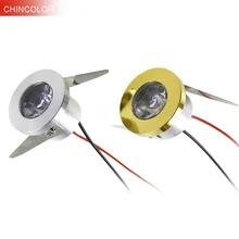 10 шт. Светодиодный точечный светильник Точечный светильник мини светодиодный потолочный светильник 1 Вт светодиодные лампы 3W AC85-265V шкаф лампы по ограничению на использование опасных материалов в производстве CE внутреннего декора 7 шт/Цвет UR