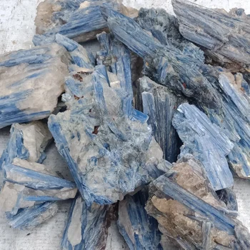 

DHXYZB 1kg Natural Blue crystal Original Stones and Crystals Quartz Mineral Specimen rock Raw Gemstone reiki Healing Decor