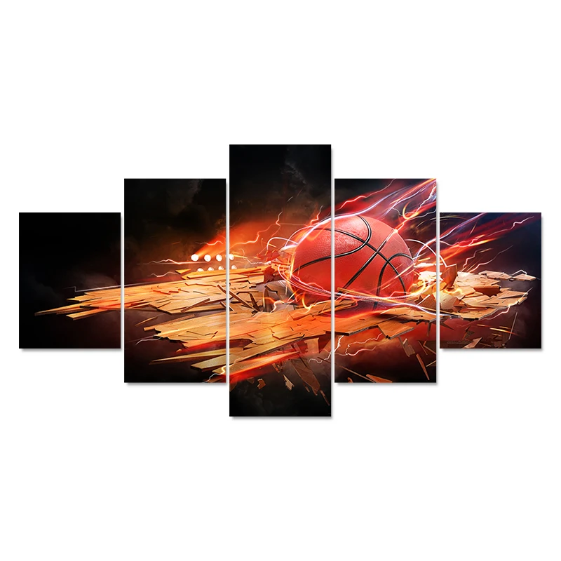 Buy 5d diy 5pcs Basketball Modular diamond painting