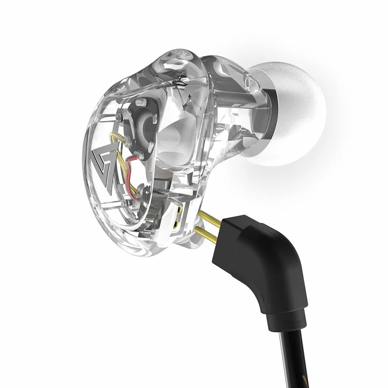 

QKZ VK1 Hybrid In Ear Earphone HIFI DJ Monito Running Sport Earphone Unit Headset Earbud With Microphone in Ear for computer