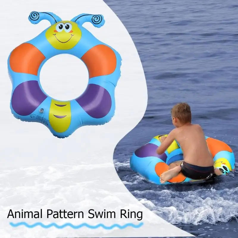 Кольцо для плавания с животным узором надувной бассейн вечерние плавающие кольца круг водные виды спорта