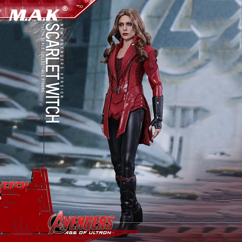 

Original full set action figure MMS357 Avengers:Age of Ultron 1/6th Scarlet Witch Wanda Django Maximoff Figure doll Model