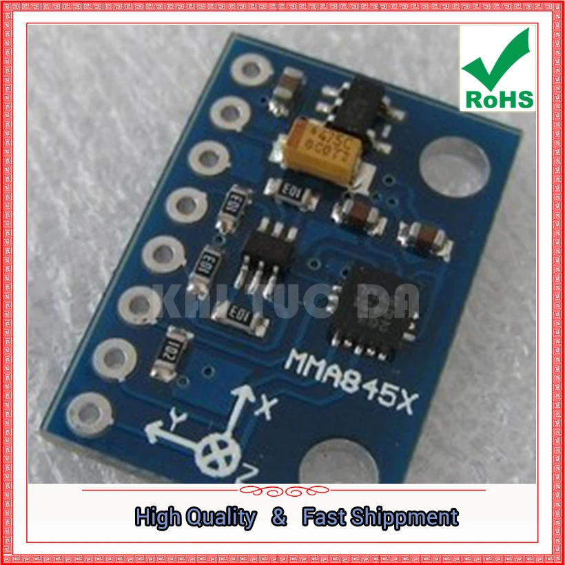 

MMA8451 Module Digital Triaxial Acceleration Module High Precision Tilt Module board (C1B5)