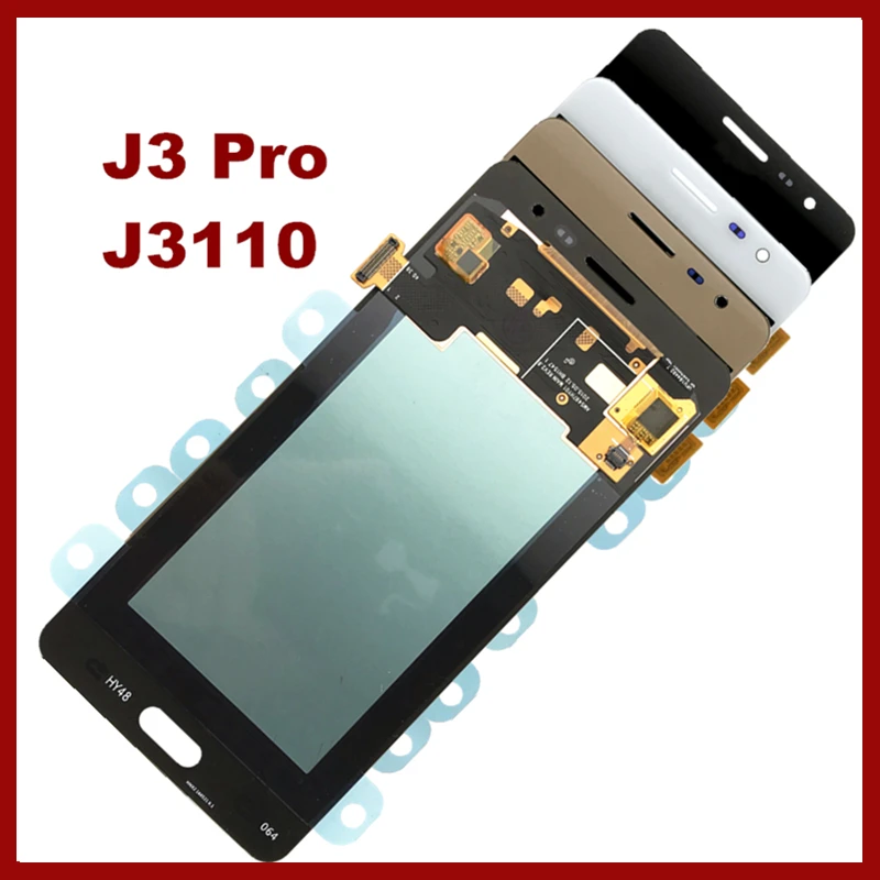 Super AMOLED J3110 ЖК-дисплей для SAMSUNG Galaxy J3 pro J3109 J3119 телефона кодирующий преобразователь
