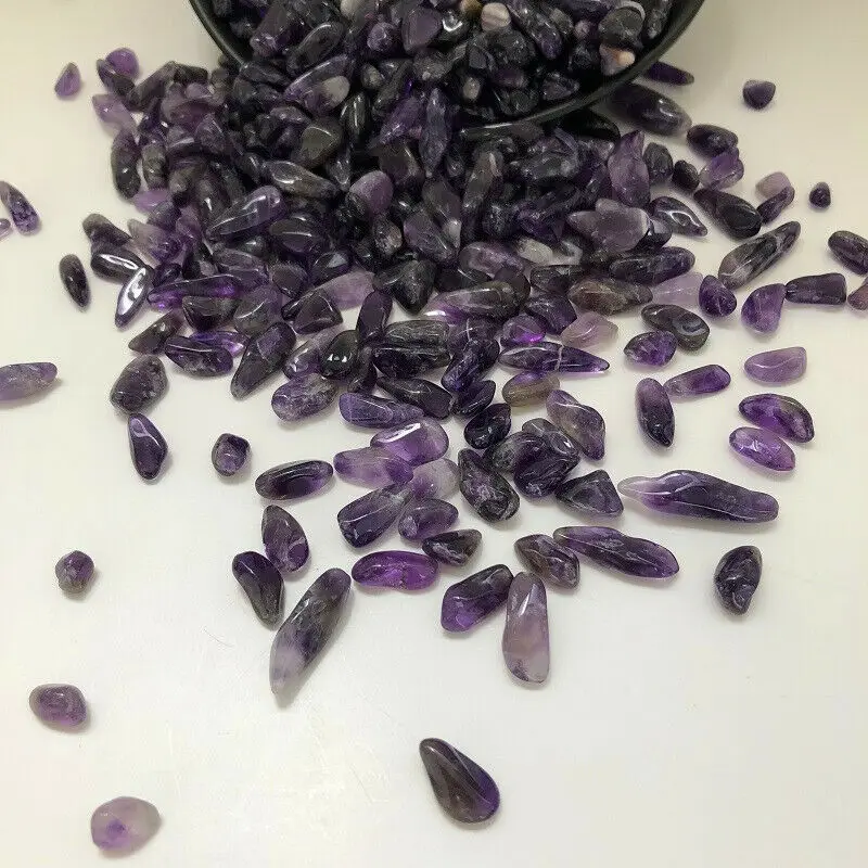 

50g Natural Rough Specimen Amethyst Point Quartz Small Wolf Teeth Wand Crystal Fish Tank Stone Healing Crystals