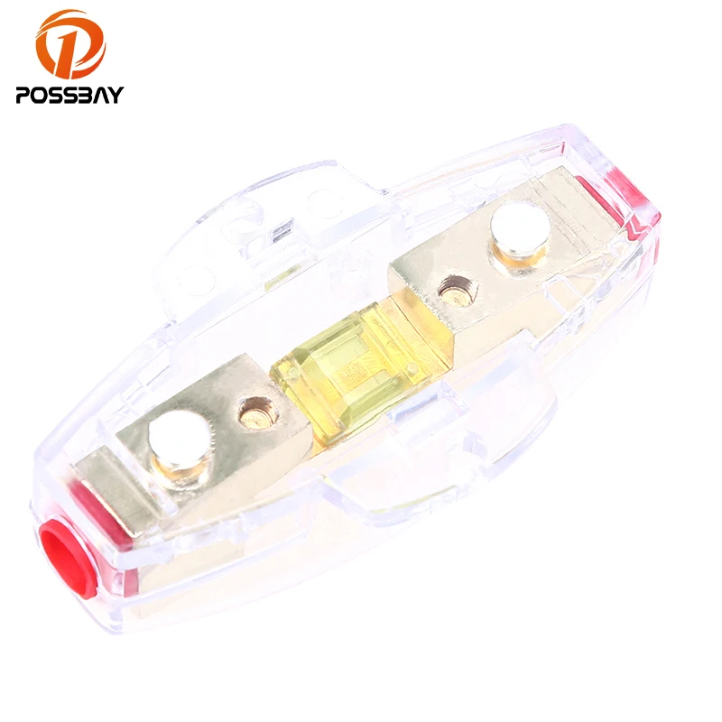 

POSSBAY Universal Mini 1 In 1 Way Fuse Holder Fuseholder Box Block Car Audio Fuse Holder Electrical 30A/60A/80A/100A/150A
