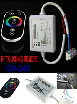 

RF Remote Controller wireless Touch Panel Screen Controller for RGB Led Strip 12-24V Stylish- BLACK