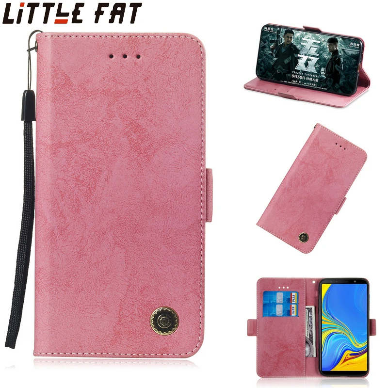 

Leather Phone Case For Samsung Galaxy A750/A7 2018 Flip Wallet Cover For Samsung Galaxy A7 2018 A750F A750 SM-A750F A7 2018 Case