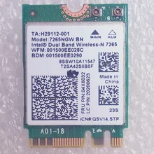 Беспроводная карта Intel-N 7265 Wifi для lenovo Thinkpad Yoga 14 15 Series, FRU 04X6032 20200623