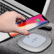 Antye быстро Зарядное устройство Pad для samsung S8/S8 Plus/Note 8 QI быстро Беспроводной зарядного устройства для iPhone X/8/8 Plus Беспроводной Зарядное устройство Pad