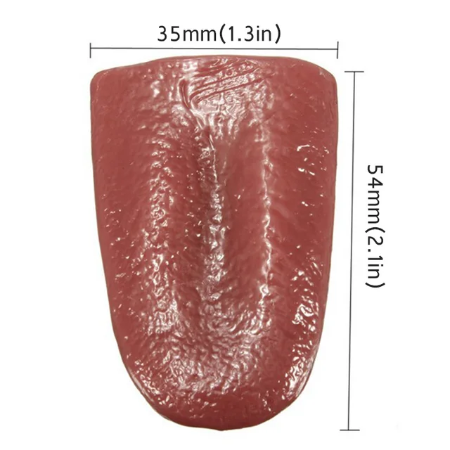 Funny horror funny magic tricks whole person false simulation tongue decompression toy Fun Novetly Jokes Toys Halloween prank 6