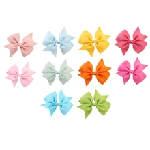 10 шт. лента с зажимом для девочек аксессуары для волос высокое качество заколка для волос