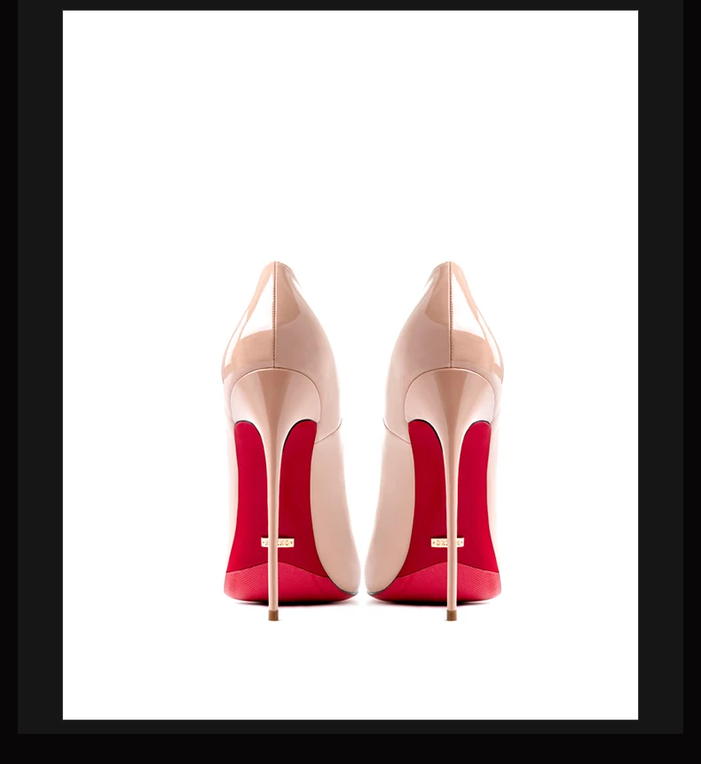 Туфли с красной подошвой; женские пикантные туфли-лодочки; туфли из натуральной кожи на высоком каблуке; свадебные туфли на тонком каблуке с красной подошвой и острым носком; вечерние туфли из органической кожи
