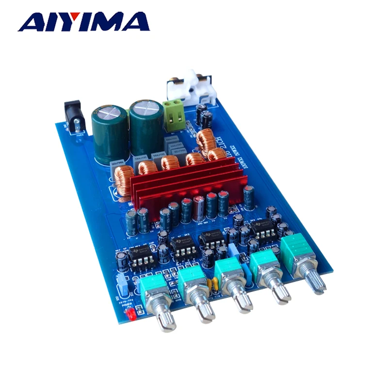 

AIYIMA Amplifiers Audio Board TPA3116D2 Amplificador 2.1 Digital Amplifier Board 50Wx2+100W DIY For Home Theater