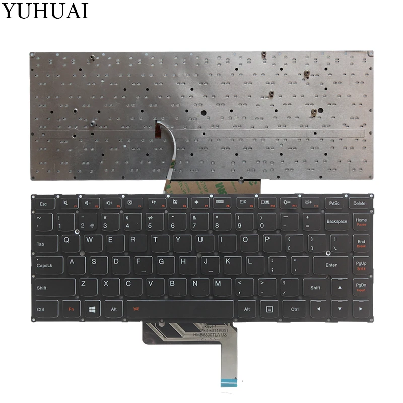 

NEW for Lenovo ThinkPad Yoga 4 PRO Yoga 900 backlit US Laptop Keyboard SN20H56041 PK130YV1A00 PK130YV2A00 SN20H55983 V-152720AS1