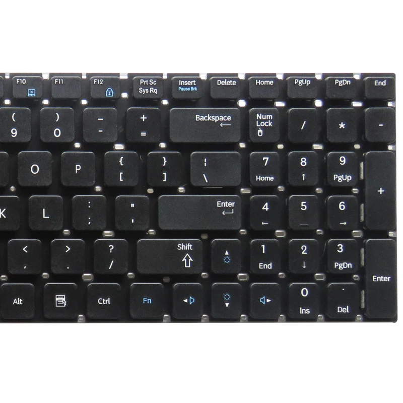 Inglês para Samsung Eua sem Quadro Gzeele Teclado Rf510 Rf511 Qx530 Rf530 Sf511 Portátil Preto Np-sf511 np Sf510 - Imagem 3