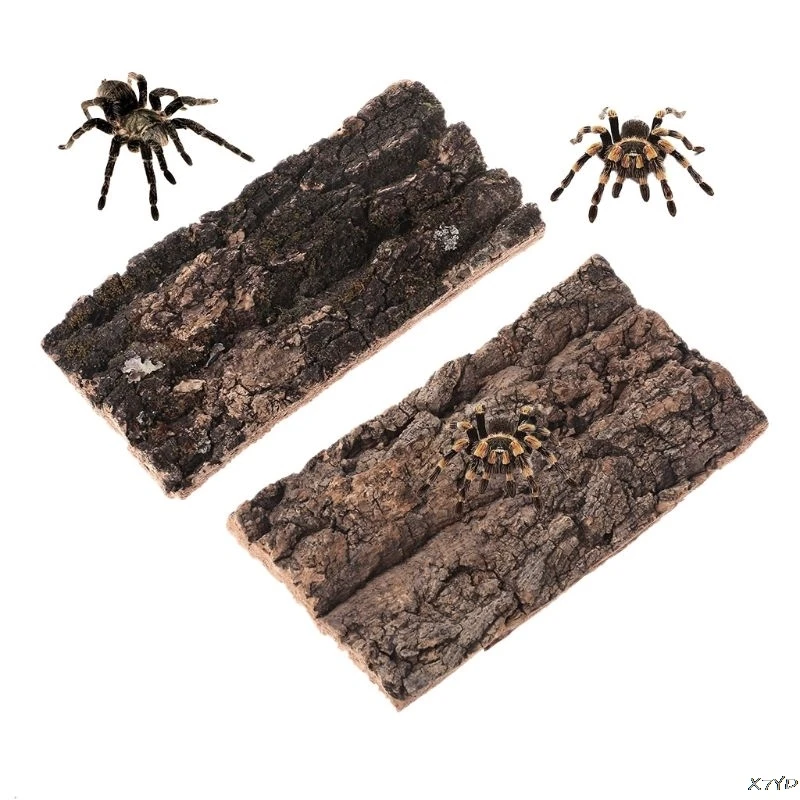 Натуральный грызун рептилий место обитания украшения ящерица паук скрытие скалолазание дерево кора платформа