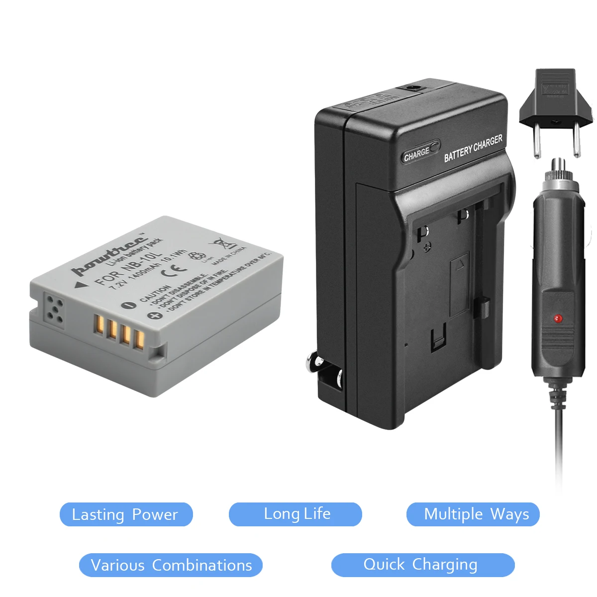 Buy 1Pcs NB 10L NB 10L NB10L Battery + Charger kit for