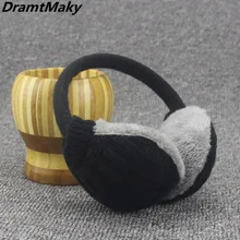 Новые модные меховые зимние наушники для женщин, теплые наушники, подарочные наушники для девочек, брендовые маски, меховые наушники, зимние