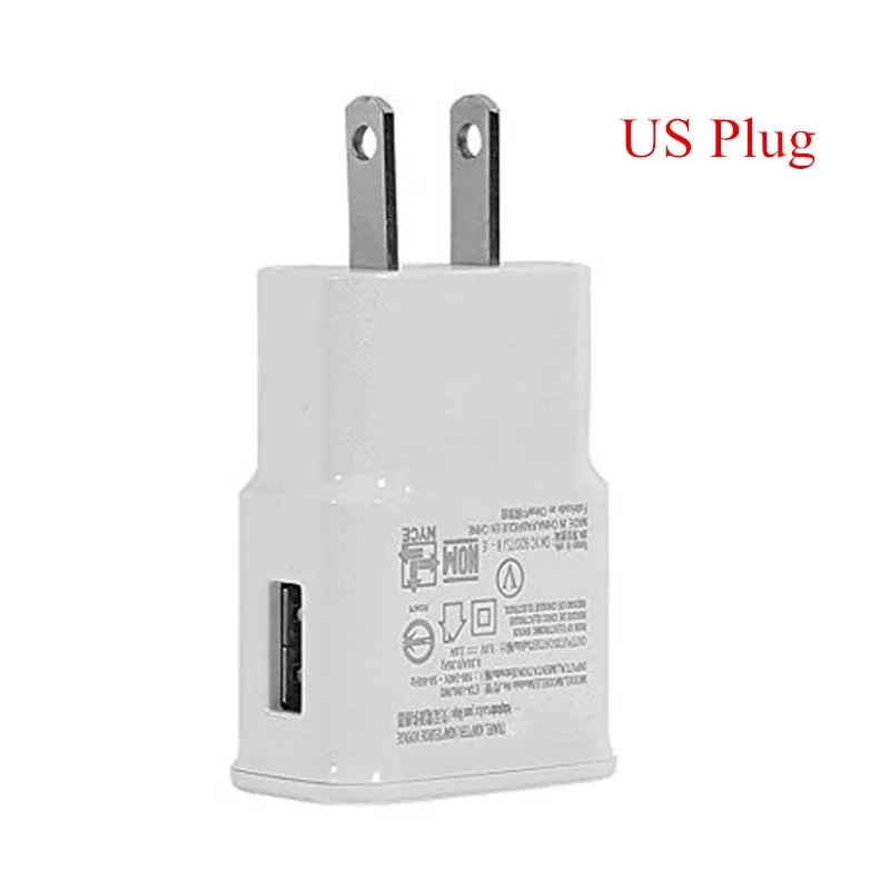 Настенное зарядное устройство USB адаптер+ Micro usb V8 кабель для samsung A5 A7 J3 J5 J7 LG Stylus Stylo 2 3 plus K40 MOTO G3 G4 Phone - Тип штекера: US chager