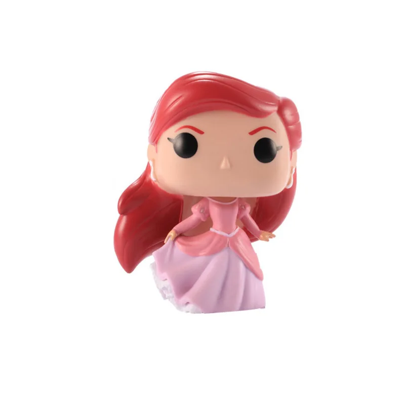 FUNKO поп Дисней Принцесса Кукла Белль Ариэль Рапунцель Золушка Тиана Эльза Анна Коллекция Фигурки игрушки для детей подарок - Цвет: no box