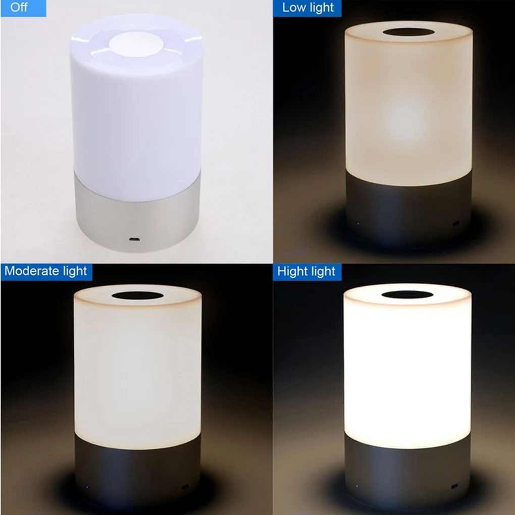 

Table Lamp LED Night Light Touch Sensor Bedside Warm Lamps Outdoor Colorful Changing Light