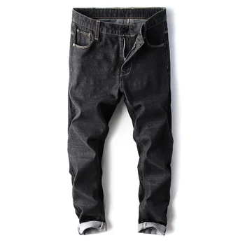 

Jeans Men's waist Washed Fashion Men's Stretch Slim Long pants youth Korean version of the tide Men's pants More Size 28-36 38