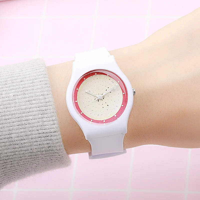 

Brand New Fashion Cute Harajuku Cartoon Dragon Fruit Girl's Boy's Children Watch Water Resistant Sport Jelly Watch Quartz Watch
