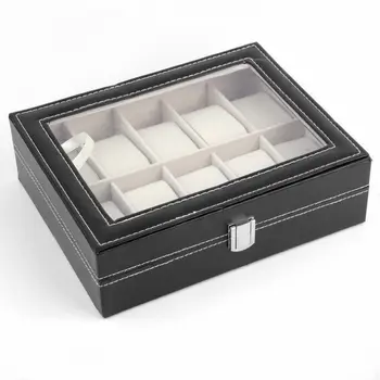 

Brand New Faux Leather Watch Case Storage Boxes Display Box Organizer Jewelery Storage Boxes