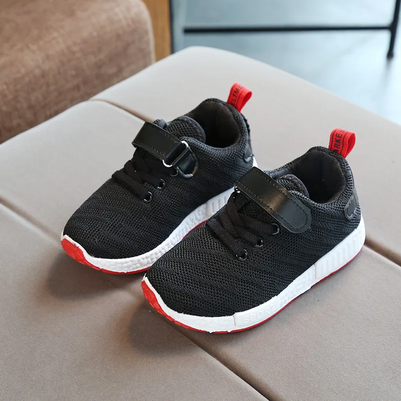 Весна Осень Новый sepatu anak 2018 мальчик дикие Повседневное легкая обувь дети