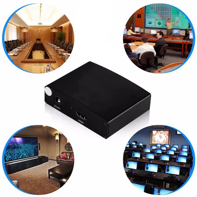  Universale di HDMI Per 5RCA RGB 4 K Component YPbPr Video Converter con R/L Audio Adapter Converter
