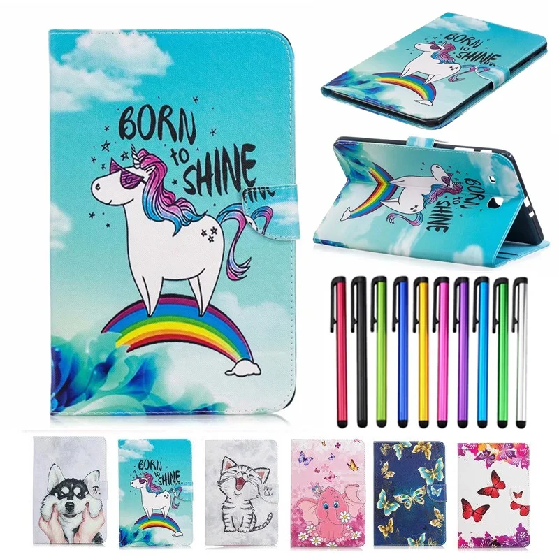 

Case For Samsung Galaxy Tab E 9.6 Case T560 SM-T560 T561 Kawaii Unicorn Cat Puppy Cover Funda Tablet For Samsung Tab E 9.6 Case