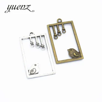 

YuenZ 20pcs Antique birdcage Charms Making pendant fit DIY bracelet necklace 41*23mm D609