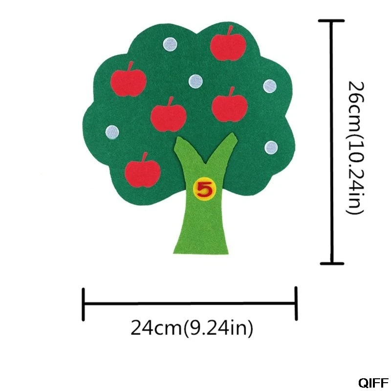 Монтессори Обучающие принадлежности яблоня игрушки обучающая игрушка математика игрушка прочный цифровой когнитивный детский сад May06