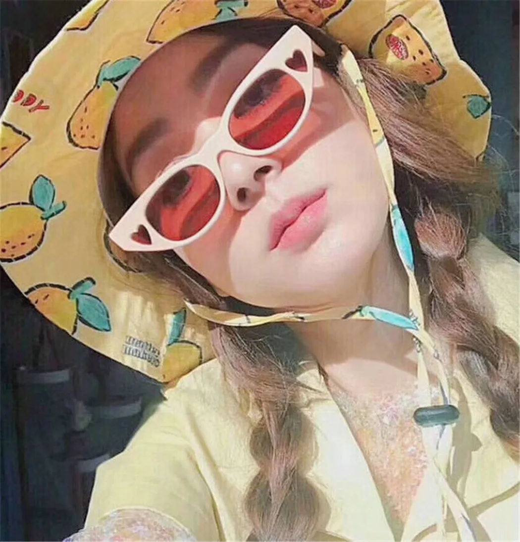 Для женщин Love солнечные очки в форме сердца Роскошные Винтаж солнцезащитные