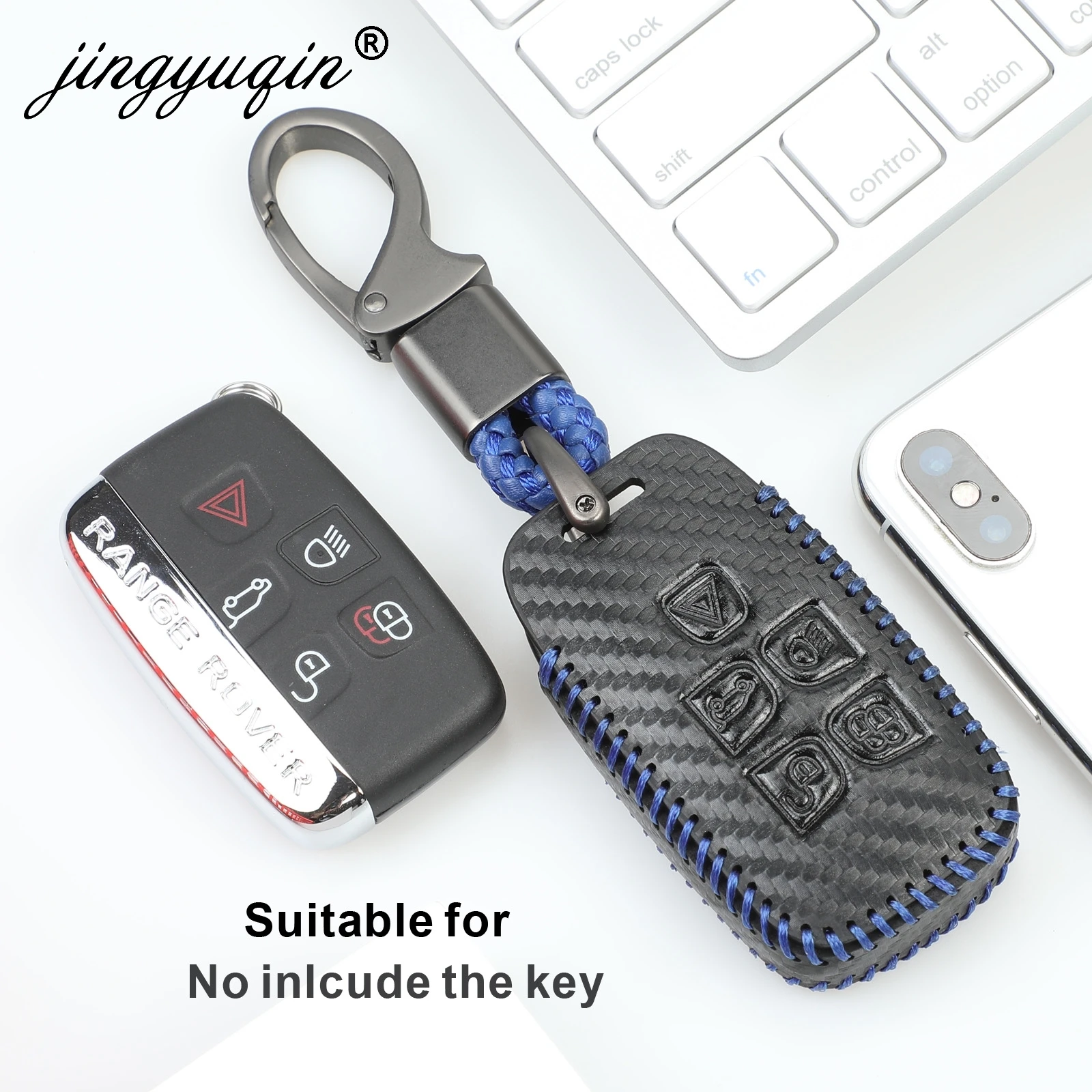 Cover-chiave-in-carbonio-per-Jaguar-XE-XJ-XJL-XF-C-X16-chitarra-Land-Rover-A9.jpg Cover chiave in carbonio per Jaguar XE XJ XJL XF C-X16 chitarra Land Rover A9 Range Rover Sport Evoque Freelander 2 Discovery custodia in pelle - Cover chiave in carbonio per Jaguar XE XJ XJL XF C X16 chitarra Land Rover A9